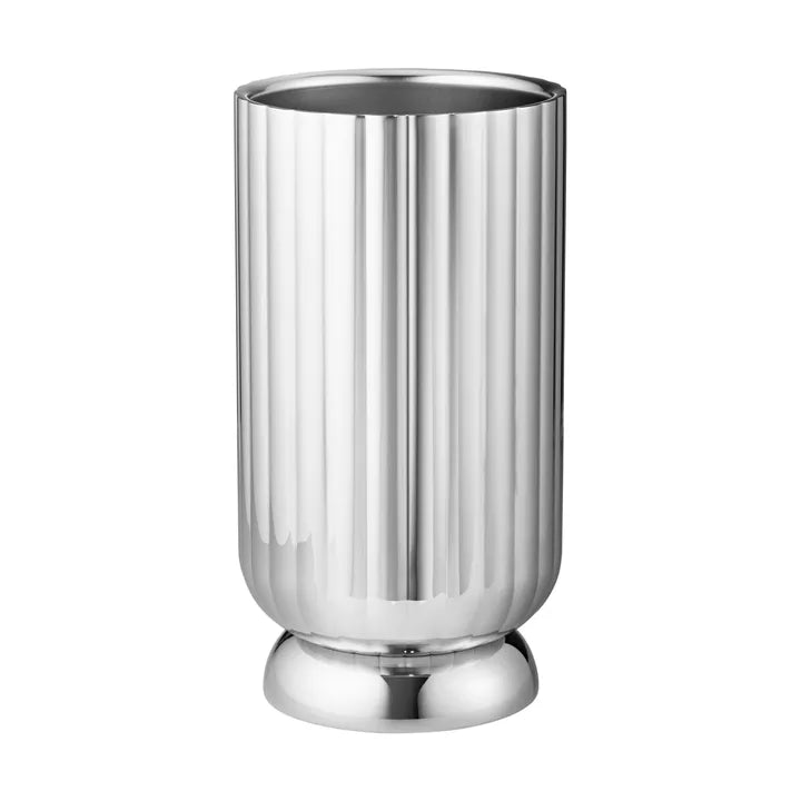 Rafraîchisseur de bouteille ou vase Georg jensen – Inox poli effet miroir